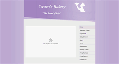 Desktop Screenshot of castrobakery2.com